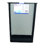 thumbnail of SIGMA Cestino per rifiuti, nero, metallo, quadrato, 19 L