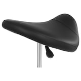 thumbnail of physa - Physa Tabouret Fauteuil Siège de Coiffure à roulettes Noir Sorano SH-61 (Acier, revêtement : éco-Cuir, Hauteur du siège :