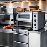 thumbnail of Horno para pizza industrial WORLDMAI 2 pizzas de 40 cm para hostelería. Horno pizzero profesional 2 pisos para bar y restaurante.