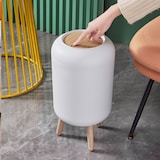 thumbnail of Poubelle Sur Pied De Salle De Bain Push - Limo - Kitchen Move - 9l - Bois Design