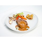 thumbnail of METRO Professional Prato para carne Lajaro, porcelana, Ø 30.5 cm, ovalado, branco, 6 unidades