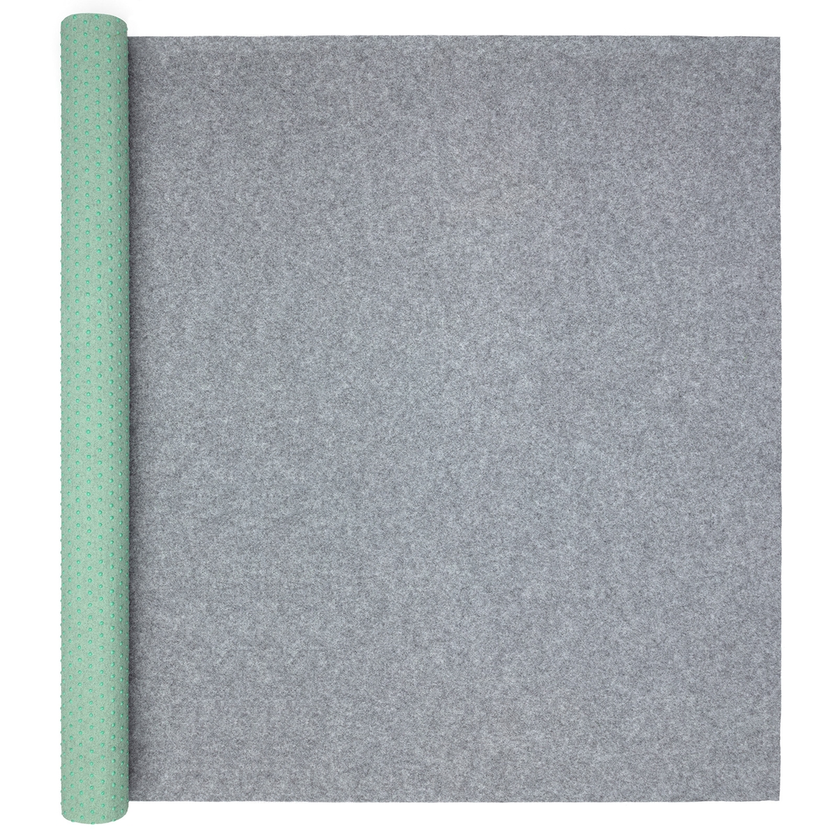 Midori Rasenteppich 200 x 3000 cm Grau mit Noppen Kunstrasen Teppich Balkon Terrasse Outdoor