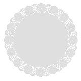 thumbnail of Puntilla de papel blanco antigrasa opalina ø 15 cm (250 unidades)