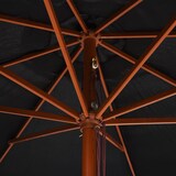 thumbnail of Helloshop26 - Sonnenschirm mit Holzstange 350 cm schwarz 02_0008253