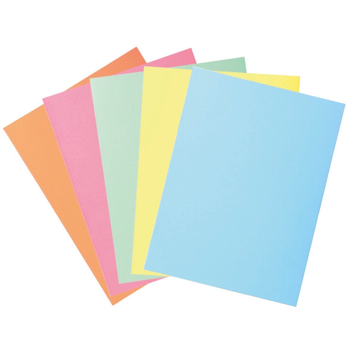 Exacompta - Réf. 332000E - Carton de 250 chemises rigides avec 2 rabats SUPER 210 g/m² - dim 24 x 32 cm pour documents format A4 - 5 couleurs