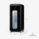 thumbnail of Klarstein Shirley 15 Uno Weinkühlschrank 15 Flaschen 5 - 20 °C Touch Retro Schwarz