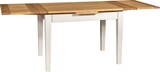 thumbnail of Biscottini Esstisch – Ausziehbarer Küchentisch – 120x80 cm Restauranttische – Weißer und natürlicher Massivholztisch Made in Italy – Moderner Tisch