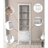 thumbnail of Bücherregal Dorma natura/weiß