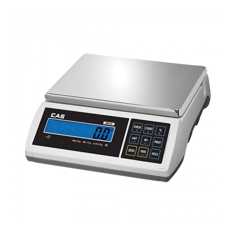 Weegschaal elektronisch RVS plateau 31x22cm 0,30kg/1,0gr | 350x330x110(h)mm