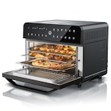 thumbnail of Arendo Heißluftfritteuse 1800 Watt, Minibackofen, Airfryer, 25L, Edelstahl, Pizzaofen, 4 Ebenen, Mini Backofen mit Umluft, Timer, 12 Programme