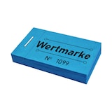 thumbnail of CombiCraft Wertmarken Block 'Wertmarke' Blau - 5 Blöcke mit 50 Wertmarken pro Block