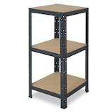 thumbnail of shelfplaza HOME 100x60x60 cm Schwerlastregal in anthrazit mit 3 Böden und 175 kg Traglast pro Boden