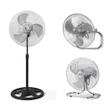 thumbnail of Ventilador de pie pared mesa suelo 3 en 1 metálico 18' aspa aluminio Giratorio Summer