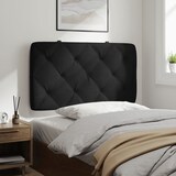 thumbnail of vidaXL Kopfteil-Kissen Schwarz 80 cm Samt