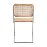 thumbnail of Chaise rétro avec pieds en métal et Cannage Naturel