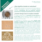 thumbnail of Mesa Picnic Jardín Madera Tratada Autoclave Strong 200 - 2 Bancos Abatibles, 198 x154 x74 cm 8/10 Adultos, Espesor 42 mm Normativa EN581 The HomeWeeks
