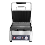 thumbnail of Schneider - Kontaktgrill klein - gewellt / glatt, Grillfläche: 24 x 26 cm, Außenmaße: 27x29x47 cm