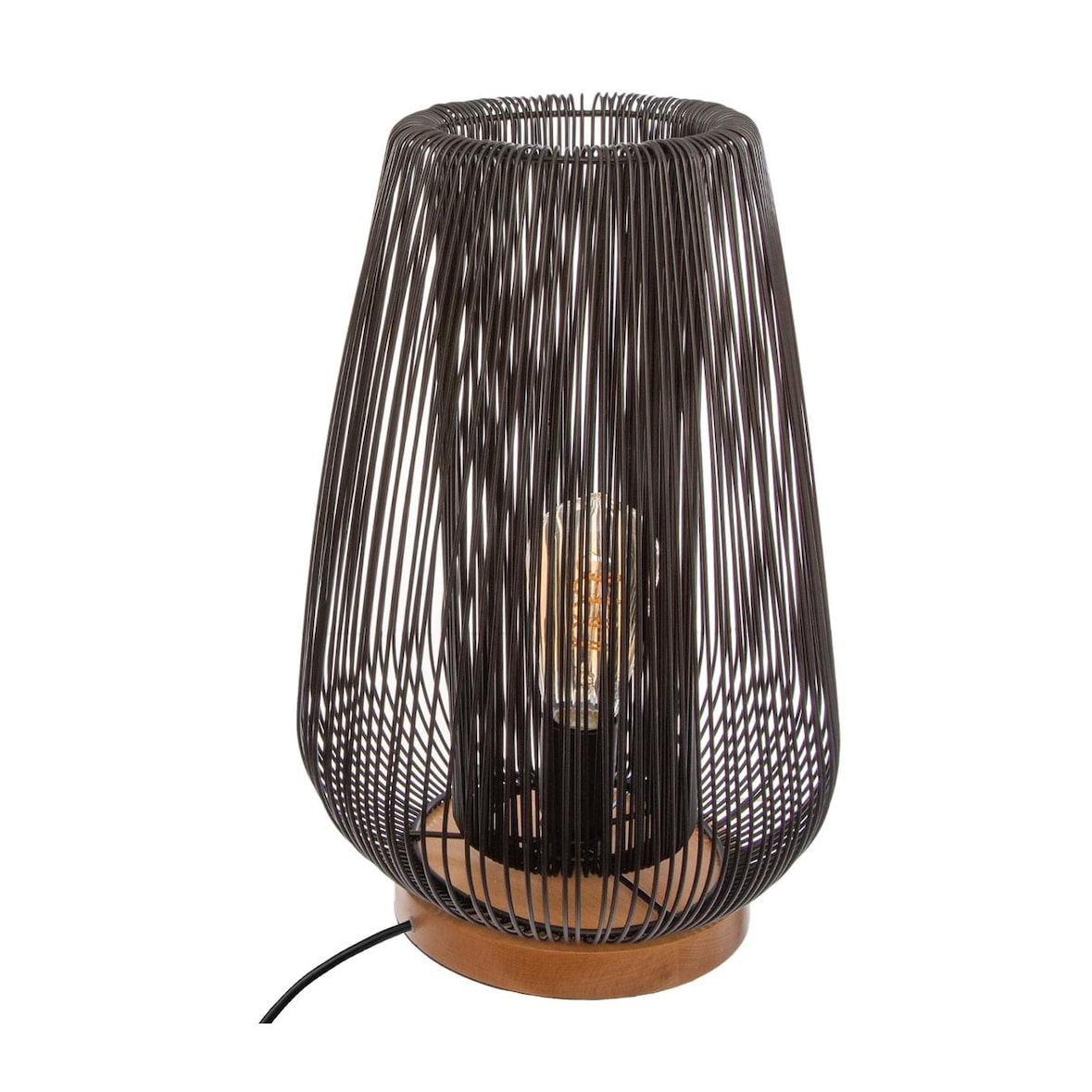 Atmosphera Noda schwarze Metalldrahtlampe