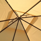 thumbnail of Outsunny Gazebo Tendone da Giardino, in Ferro, Tende Laterali, 3x3m
