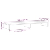 thumbnail of vidaXL Monitorständer Artisan-Eiche 100x27x10 cm Holzwerkstoff