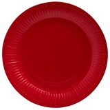 thumbnail of Pronappe 79215I 25x 20 runde Pappteller, 23 cm - Rot