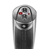 thumbnail of Tarrington House Keramik-Heizlüfter mit Ventilator CH2000, Kunststoff, 21.5 x 24 x 54 cm, 2000 W, 2 Leistungsstufen, Oszillationsfunktion, silber