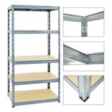 thumbnail of PROREGAL Mega Deal 4x Étagère charge lourde TIGER | HxLxP 180x90x60cm | 265kg par niveau | Gris | Étagère robuste de garage
