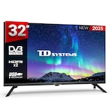 thumbnail of Televisor 32 Pulgadas HD No Smart TV, USB Grabador reproductor, Sintonizador digital DVB-T2/C/S2 - TD Systems M32K21H