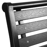 thumbnail of tectake Banc de jardin PINO 3 places 126 x 62 x 81,5cm - noir -403213