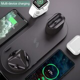thumbnail of Chargeur Sans Fil 6 En 1 Rapide Et Intelligent Pour iPhone Et Android Blanc YONIS