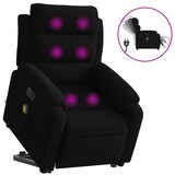 thumbnail of vidaXL Massagesessel mit Aufstehhilfe Elektrisch Schwarz Samt