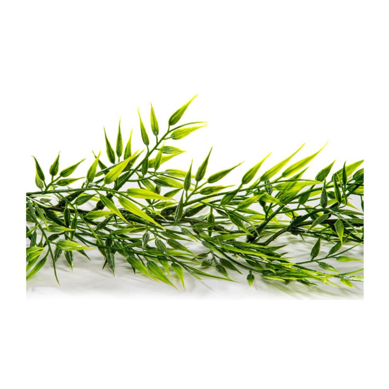 Guirnalda Decorativa De Hojas De Plástico De Bambú - 270 Cm