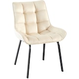 thumbnail of Cadeira de jantar Saranda creme/veludo