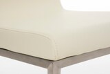 thumbnail of Décoshop26 - Esszimmerstuhl x1 minimalistisches Design cremefarbenes PVC und Edelstahl 10_0002008