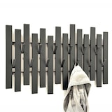 thumbnail of DanDiBo Wandgarderobe Schwarz Metall Modern 96637 Garderobe Wand mit Haken Garderobenleiste Hakenleiste Garderobenhaken