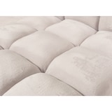 thumbnail of Poltrona de chão HWC-N43, poltrona de chão reclinável com almofada dobrável 6 posições de reclinação, estrutura robusta em veludo ~ cinzento-creme