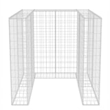 thumbnail of vidaXL Gabionen-Mülltonnenverkleidung für 1 Tonne Stahl 110x100x120cm
