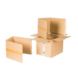 thumbnail of Lot de 20 cartons isotherme 100% écologique - 28x23,5x24cm - 7,5L - Isolation multicouches papier - Maintien en température froide durant 24/48H