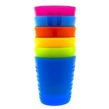 thumbnail of 12 x Kunststof onbreekbare drinkbekers - BPA-vrij - 6 kleuren - 240 ml