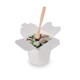 thumbnail of 500x Holz Pommes-Frites Gabel Snackgabel Schaschlikgabeln 120mm robust