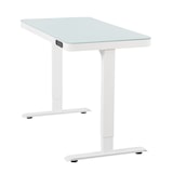 thumbnail of Elektrisch verstelbaar bureau / thuiswerkplek - 120x60 cm - Glas wit