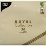 thumbnail of 8 X 20 Servietten "ROYAL Collection" 1/4-Falz 40 cm x 40 cm champagner