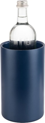 thumbnail of APS Dubbelwandige flessenkoeler / wijnkoeler voor flessen met max. Ø 10 cm, blauw / buiten-Ø 12 cm, H: 20 cm