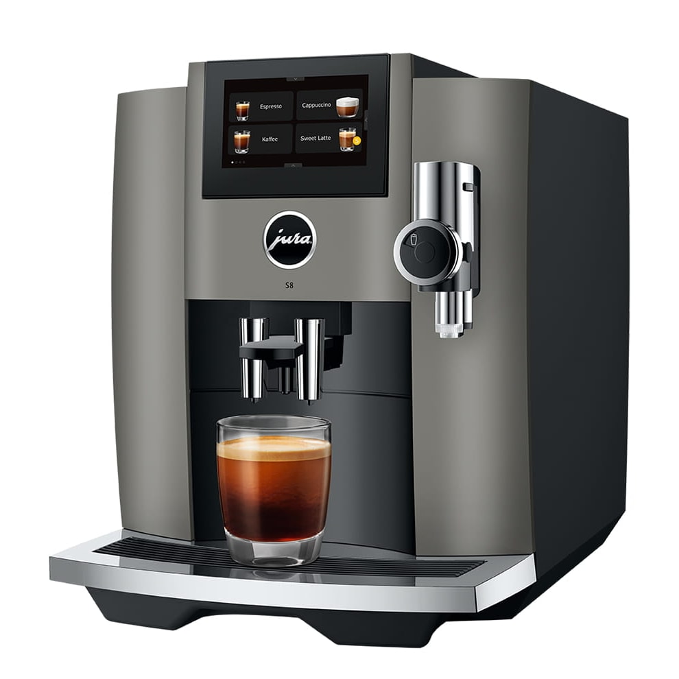 Jura - Cafetera S8 Dark Inox