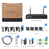 thumbnail of Kit Vidéosurveillance WiFi 1080P HD Sans Fil Avec Technologie AI Pour Sécurité Domestique YONIS