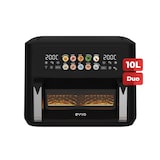 thumbnail of Freidora sin aceite EVVO Tasty Fryer Advance Duo 10L, capacidad 10 l, hasta 200ºC, 2900W, panel táctil, doble cesta, doble resistencia