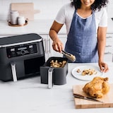 thumbnail of Ninja AF400EU Foodi Dual Heißluftfritteuse Airfryer 2470 W Leistung|9,5 Liter
