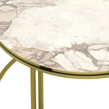thumbnail of Helloshop26 - Table basse ronde 50 x 80 cm marbre blanc or 03_0008424