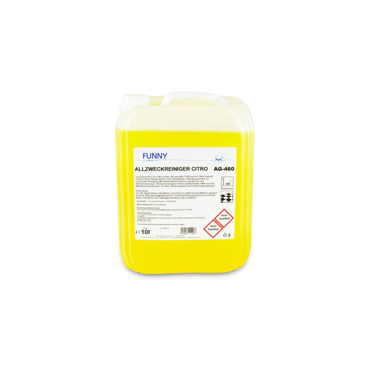 Allzweckreiniger Citro Funny - 2 x 10 L Kanister - Konzentrat - Allesreiniger
