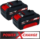 thumbnail of Einhell 18V Akku-Twinpack 4,0 Ah Power-X-Change plus LI-ION Akku Batterie